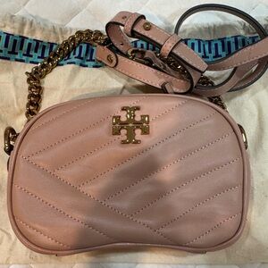 Tory Burch Blush Quilted Crossbody Bag